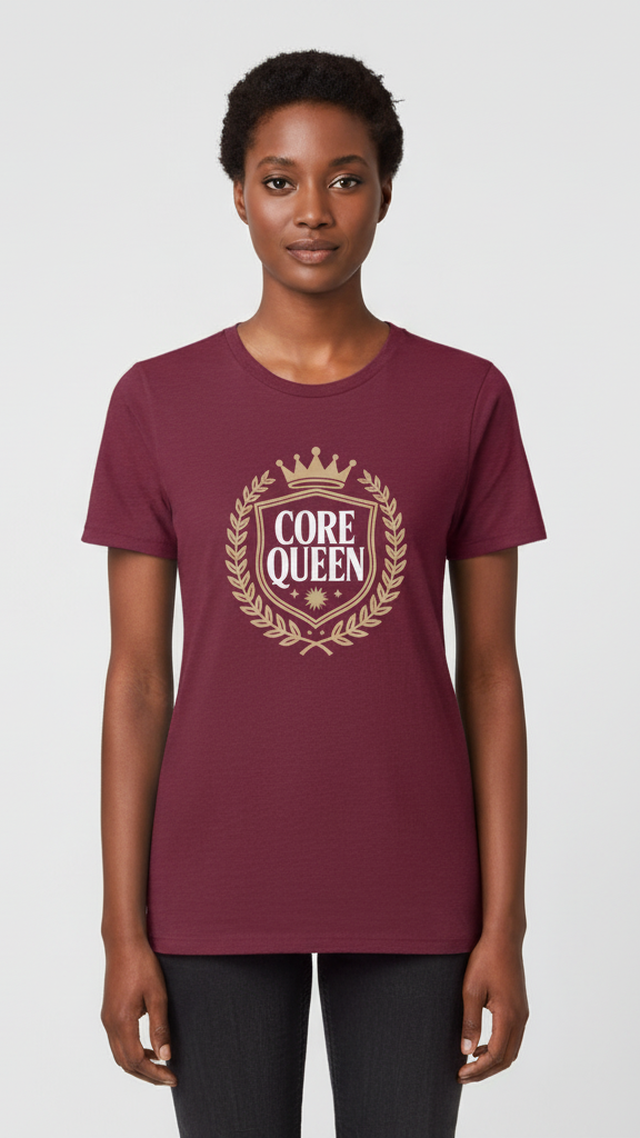 "Core Queen" Regal Emblem T-shirt