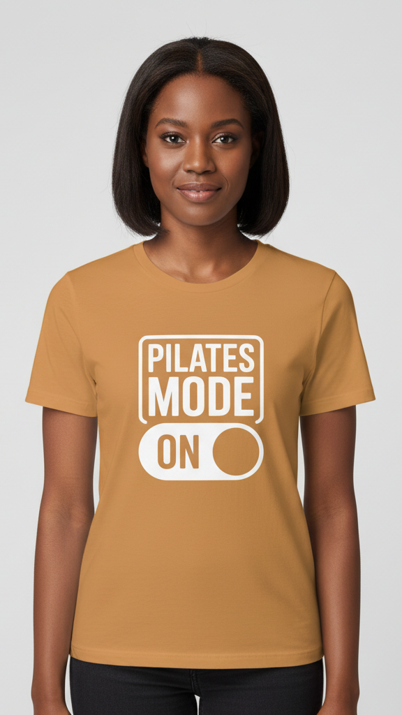"Pilates Mode On" Activation Toggle T-shirt