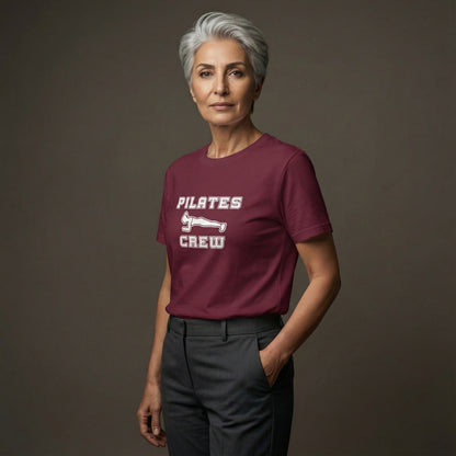 "Pilates Crew" Plank Pose Graphic T-shirt